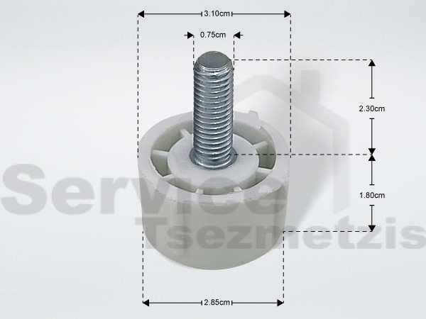 Gallery image 1 of ΠΟΔΑΡΑΚΙ ΨΥΓΕΙΟΥ ARISTON INDESIT WHIRLPOOL C00509792