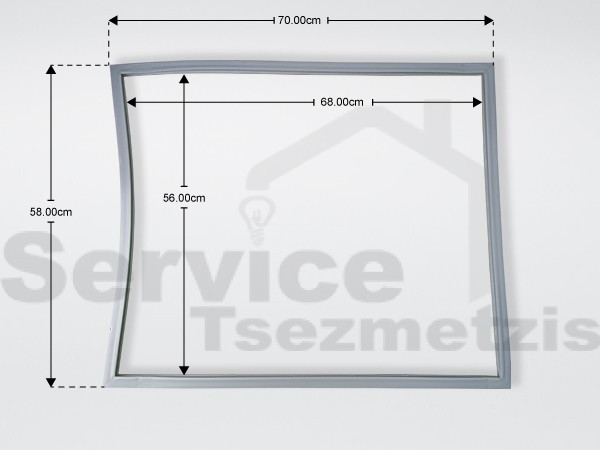 Gallery image 1 of ΛΑΣΤΙΧΟ ΚΑΤΑΨΥΞΗΣ ΨΥΓΕΙΟΥ BOSCH SIEMENS 470781