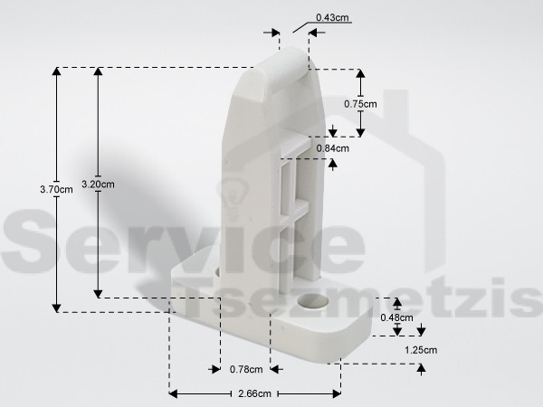 Gallery image 1 of ΓΑΝΤΖΟΣ ΚΛΕΙΣΤΡΟΥ ΠΟΡΤΑΣ ΣΤΕΓΝΩΤΗΡΙΟΥ ELECTROLUX 8086811141