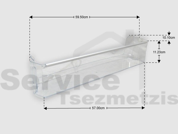 Gallery image 1 of ΓΝΗΣΟ ΡΑΦΙ ΜΠΟΥΚΑΛΙΩΝ ΠΟΡΤΑΣ ΙΨΥΓΕΙΟΥ ARISTON HOT POINT WHIRLPOOL C00293111