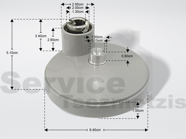 Gallery image 1 of ΚΟΜΠΛΕΡ ΑΞΟΝΑ ΠΟΛΥΜΙΞΕΡ KENWOOD KW715823