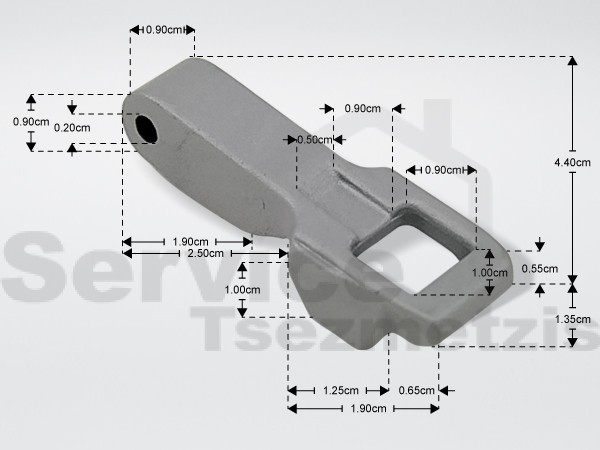 Gallery image 1 of ΑΓΚΙΣΤΡΟ ΚΛΕΙΣΤΡΟΥ ΠΛΥΝΤΗΡΙΟY ΡΟΥΧΩΝ  LG MFG63099101