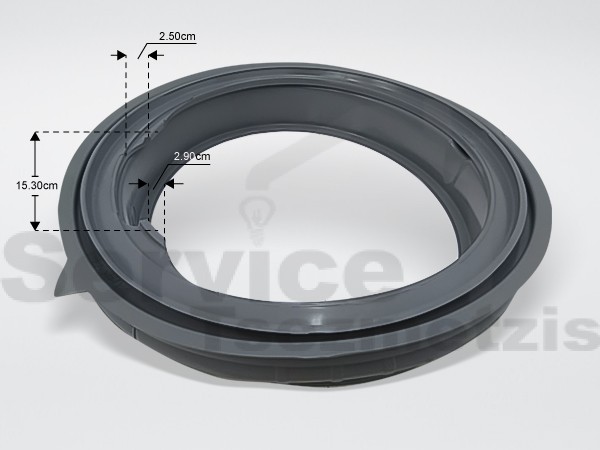 Gallery image 2 of ΛΑΣΤΙΧΟ ΠΟΡΤΑΣ ΠΛΥΝΤΗΡΙΟΥ ΡΟΥΧΩΝ MIDEA DELONGHI BRANDT 12638100000535