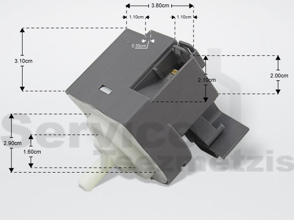 Gallery image 1 of ΠΡΕΣΟΣΤΑΤΗΣ ΠΛΥΝΤΗΡΙΟΥ ΡΟΥΧΩΝ BEKO 2833830300