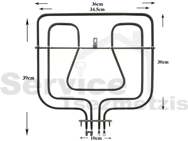 Gallery image 1 of ΑΝΤΙΣΤΑΣΗ ΚΟΥΖΙΝΑΣ ΑΝΩ ΜΕΡΟΣ ΓΚΡΙΛ AEG ELECTROLUX 800/1650W 3970129015