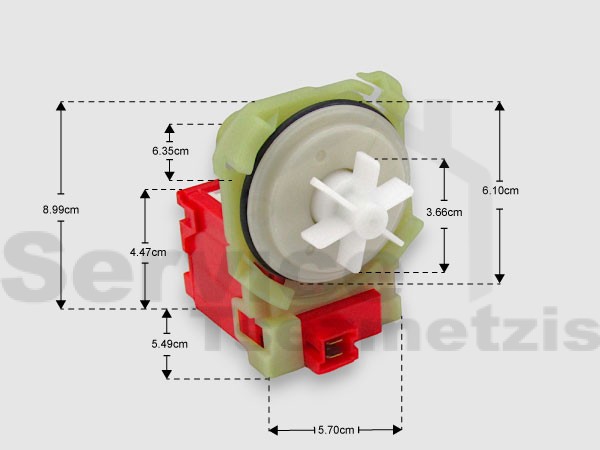 Gallery image 1 of ΑΝΤΛΙΑ ΠΛΥΝΤΗΡΙΟΥ ΡΟΥΧΩΝ SIEMENS 4 KOYΜΠΩΜΑΤΑ 00144484