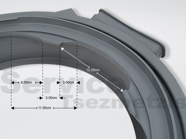 Gallery image 2 of ΛΑΣΤΙΧΟ ΠΟΡΤΑΣ ΣΤΕΓΝΩΤΗΡΙΟΥ MIDEA DELONGHI MORRIS TD100-1618WMIDG-3047