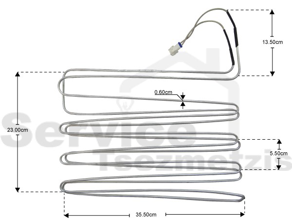 Gallery image 1 of ΑΝΤΙΣΤΑΣΗ ΨΥΓΕΙΟΥ ΑΠΟΨΥΞΗΣ ELECTROLUX ZANUSSI 50297895000