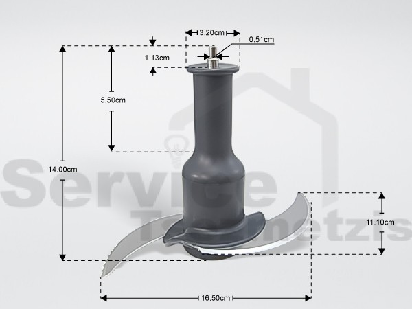 Gallery image 1 of ΜΑΧΑΙΡΙ ΚΟΥΖΙΝΟΜΗΧΑΝΗΣ KENWOOD KW715708