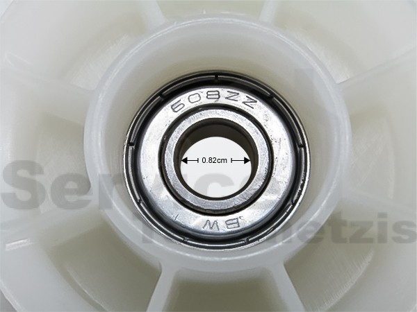 Gallery image 2 of ΤΡΟΧΑΛΙΑ ΜΟΤΕΡ ΠΛΥΝΤΗΡΙΟΥ ΡΟΥΧΩΝ ARISTON INDESIT C00519663