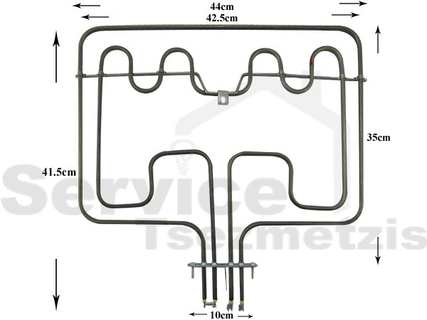 Gallery image 1 of ΑΝΤΙΣΤΑΣΗ ΚΟΥΖΙΝΑΣ AEG ZANUSSI ELECTROLUX 1000/1700W 230V 3570797047