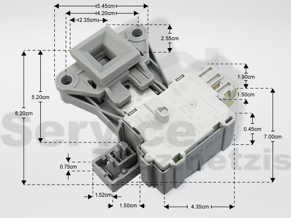 Gallery image 1 of ΘΕΡΜΟΔΙΑΚΟΠΤΗΣ ΠΛΥΝΤΗΡΙΟY ΡΟΥΧΩΝ AEG ZANUSSI 1328469000