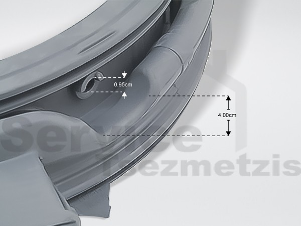 Gallery image 2 of ΛΑΣΤΙΧΟ ΠΟΡΤΑΣ ΠΛΥΝΤΗΡΙΟΥ ΡΟΥΧΩΝ SAMSUNG DC64-03723A