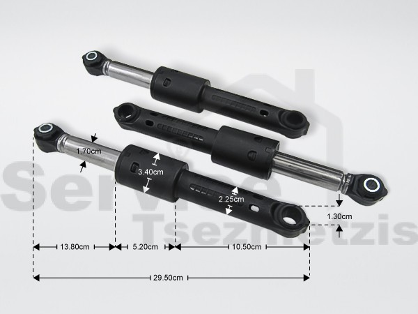 Gallery image 1 of ΑΜΟΡΤΙΣΕΡ ΠΛΥΝΤΗΡΙΟY ΡΟΥΧΩΝ SIEMENS BOSCH SET 3 ΤΕΜ.80N 00742719
