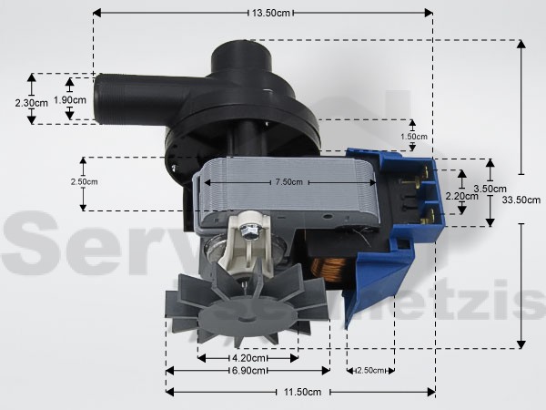 Gallery image 2 of ΑΝΤΛΙΑ ΠΛΥΝΤΗΡΙΟY ΡΟΥΧΩΝ INDESIT ARISTON C00035656
