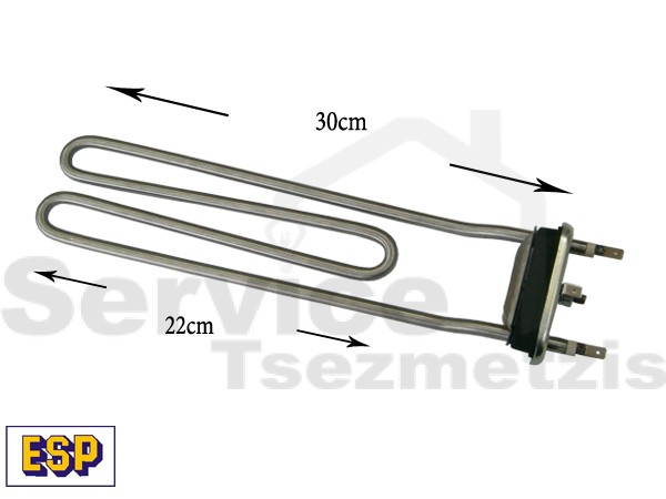 Gallery image 1 of ΑΝΤΙΣΤΑΣΗ ΠΛΥΝΤΗΡΙΟY ΡΟΥΧΩΝ  PITSOS 2600 30CM 2850W