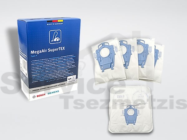 Gallery image 1 of ΣΑΚΟΥΛΑ ΣΚΟΥΠΑΣ SIEMENS BOSCH TYPE P MICRO ORIGINAL 00468264 SET 4 ΤΕΜ + 1 ΦΙΛΤΡΟ