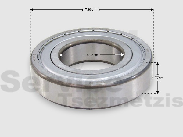 Gallery image 1 of ΡΟΥΛΕΜΑΝ ΠΛΥΝΤΗΡΙΟΥ ΡΟΥΧΩΝ SKF 609ZZ 9x24x7