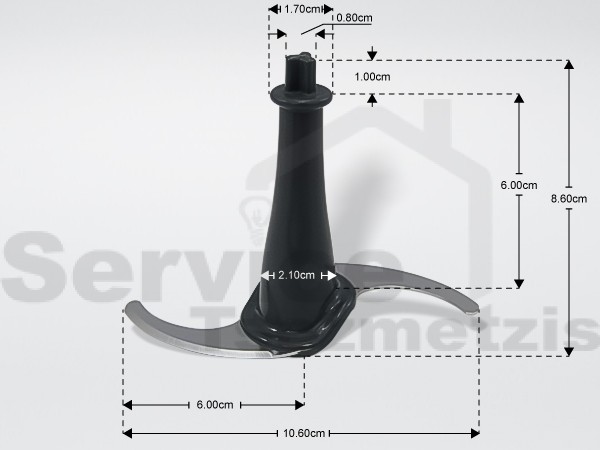 Gallery image 1 of ΜΑΧΑΙΡΙ ΡΑΒΔΟΜΠΛΕΝΤΕΡ KENWOOD KW716345