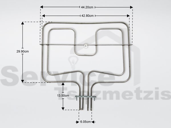 Gallery image 1 of ΑΝΤΙΣΤΑΣΗ ΚΟΥΖΙΝΑΣ AEG ZANUSSI ELECTROLUX ΚΑΤΩ ΜΕΡΟΣ 1000/1700W 230V 3570797047