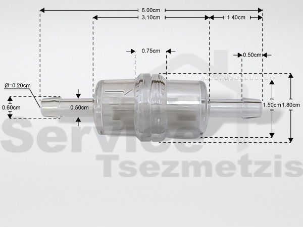 Gallery image 1 of ΦΙΛΤΡΟ ΝΕΡΟΥ ΚΑΦΕΤΙΕΡΑΣ AEG WHIRLPOOL DELONGHI KRUPS 5513220521