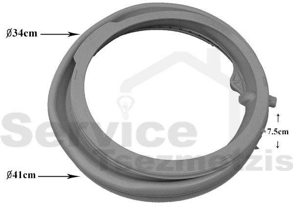 Gallery image 1 of ΛΑΣΤΙΧΟ ΠΟΡΤΑΣ ΠΛΥΝΤΗΡΙΟY ΡΟΥΧΩΝ  ZANUSSI 1327246110