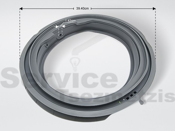 Gallery image 2 of ΛΑΣΤΙΧΟ ΠΟΡΤΑΣ ΠΛΥΝΤΗΡΙΟΥ ΡΟΥΧΩΝ SAMSUNG DC81-01582A