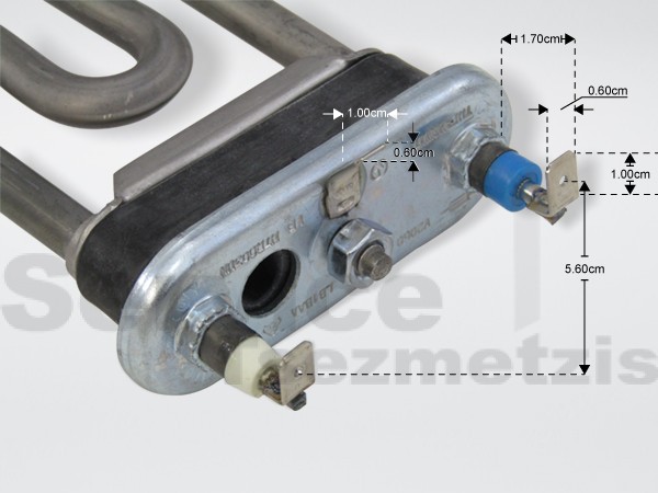 Gallery image 2 of ΑΝΤΙΣΤΑΣΗ ΠΛΥΝΤΗΡΙΟY ΡΟΥΧΩΝ 2050W ΜΕ ΤΡΥΠΑ THERMOWATT