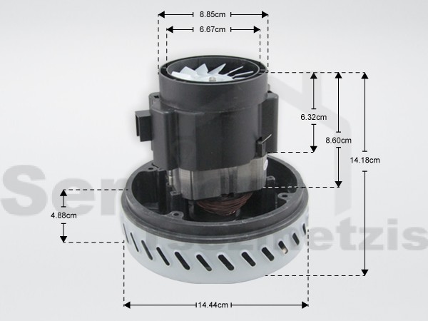 Gallery image 1 of ΜΟΤΕΡ ΣΚΟΥΠΑΣ ΠΛΥΣΕΩΣ 1000W 14CM
