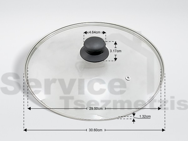 Gallery image 1 of ΚΑΠΑΚΙ ΓΥΑΛΙΝΟ ΣΚΕΥΩΝ 30CM
