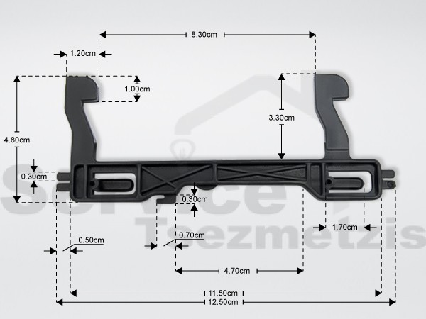 Gallery image 1 of ΑΓΚΙΣΤΡΟ ΠΟΡΤΑΣ ΦΟΥΡΝΟΥ ΜΙΚΡΟΚΥΜΑΤΩΝ SAMSUNG DE64-02355A