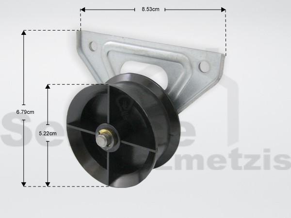Gallery image 1 of ΤΡΟΧΑΛΙΑ ΜΟΤΕΡ ΠΛΥΝΤΗΡΙΟΥ ΡΟΥΧΩΝ ARISTON INDESIT C00297219