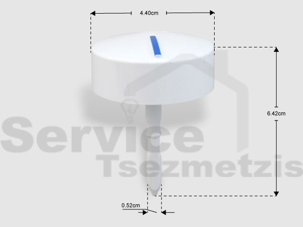 Gallery image 1 of ΓΝΗΣΙΟ ΚΟΥΜΠΙ ΠΡΟΓΡΑΜΜΑΤΟΣ ΠΛΥΝΤΗΡΙΟΥ WHIRLPOOL INDESIT C00523758