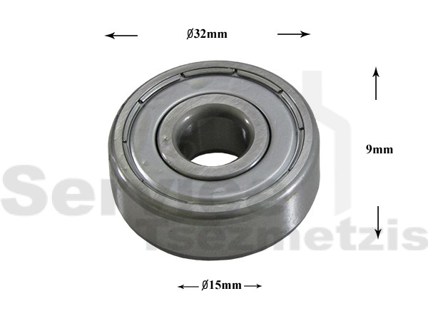 Gallery image 1 of ΡΟΥΛΕΜΑΝ ΠΛΥΝΤΗΡΙΟY ΡΟΥΧΩΝ 6002 ZZ 15x32x9
