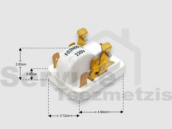 Gallery image 1 of ΡΕΛΕ ΨΥΓΕΙΟ ΟΙΚΙΑΚΟY DANFOSS 103N0016 1/8HP