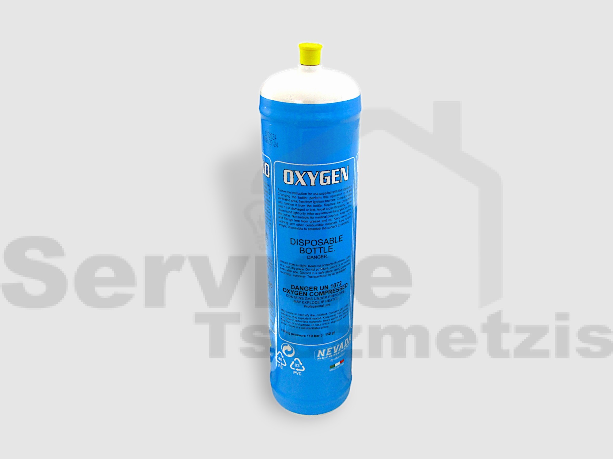 Gallery image 1 of ΦΙΑΛΗ ΟΞΥΓΟΝΟΥ 930ML 110BAR