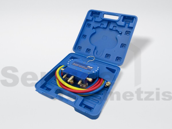 Gallery image 2 of ΜΑΝΟΜEΤΡΟ ΣΕΤ ΜΕ ΣΩΛΗΝΕΣ 1.5M VALUE VMG-2 R410A/R407C/R34A/R22