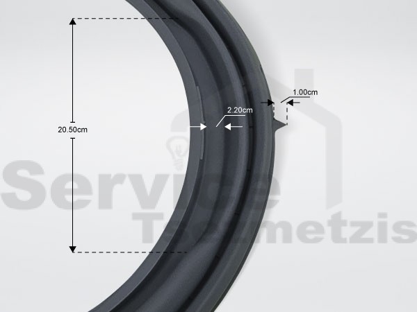 Gallery image 2 of ΛΑΣΤΙΧΟ ΠΟΡΤΑΣ ΠΛΥΝTHRIOY ΡΟΥΧΩΝ  LG MDS61153401