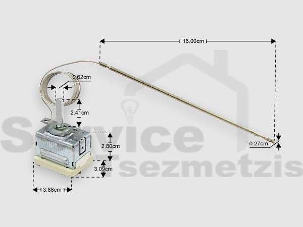 Gallery image 1 of ΘΕΡΜΟΣΤΑΤΗΣ ΚΟΥΖΙΝΑΣ BOSCH SIEMENS 320C 00489378