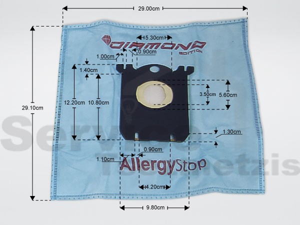 Gallery image 1 of ΣΑΚΟΥΛΑ ΣΚΟΥΠΑΣ PHILIPS S BAG ALLERGY STOP SET 5 ΤΕΜ + 2 ΦΙΛΤΡΑ