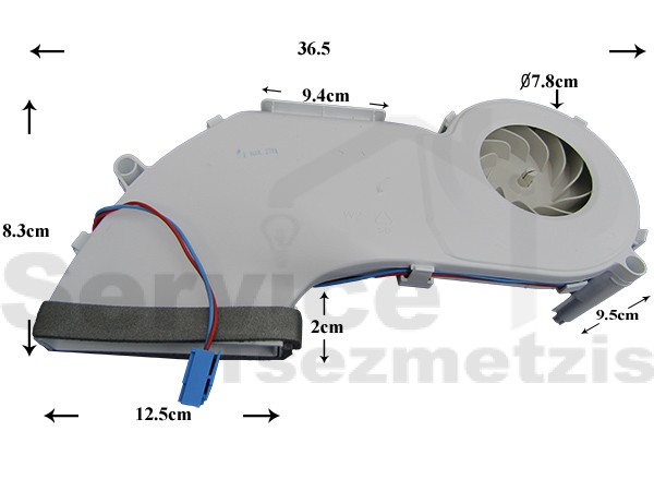 Gallery image 1 of ΑΝΕΜΙΣΤΗΡΑΣ ΨΥΓΕΙΟΥ ΚΑΤΑΨΥΞΗΣ BΟSCH SIEMENS 9V 00742007