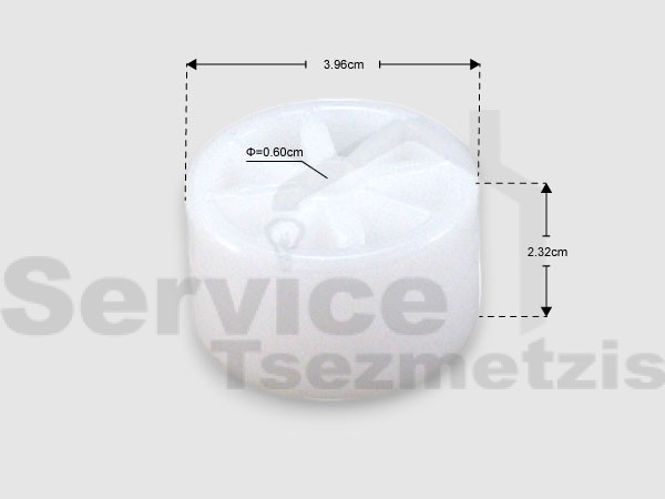 Gallery image 1 of ΓΝΗΣΙΟ ΡΟΔΑΚΙ ΠΙΣΩ ΨΥΓΕΙΟΥ LG MHA61933401