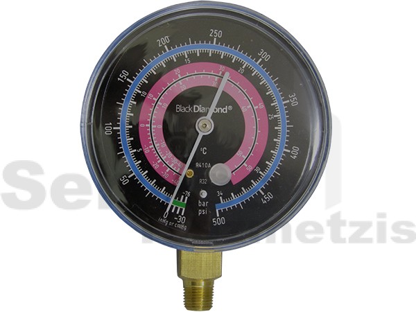 Gallery image 1 of ΜΑΝΟΜΕΤΡΟ 80ΜΜ R32/R410a BLACK DIAMOND ΧΑΜΗΛΗΣ ΠΙΕΣΗΣ