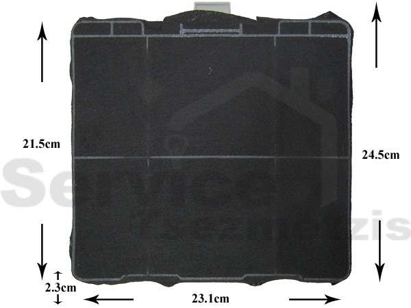 Gallery image 1 of ΦΙΛΤΡΟ ΑΠΟΡΡΟΦΗΤΗΡΑ ΑΝΘΡΑΚΑ SIEMENS BOSCH CHF006 00705431