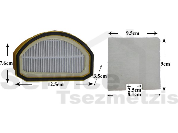 Gallery image 2 of ΦΙΛΤΡΟ ΣΚΟΥΠΑΣ ΚΙΤ ΗΕPA HOOVER GIAS ACCENTA S589E011 U42