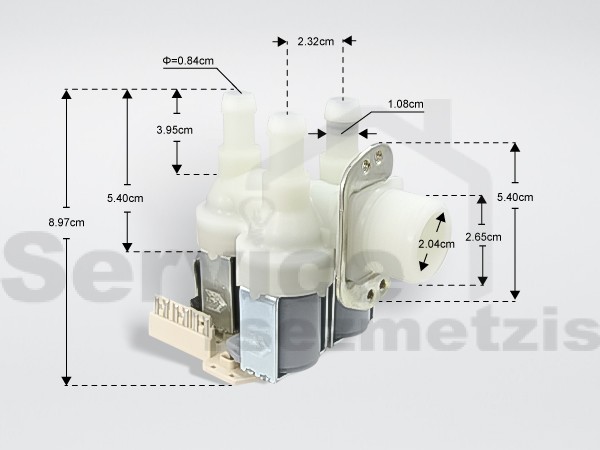 Gallery image 1 of ΒΑΛΒΙΔΑ ΠΛΥΝΤΗΡΙΟΥ ΡΟΥΧΩΝ  MIELE IIΙ ΓΩΝΙΑ 04035200
