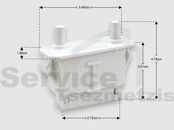 Gallery image 1 of ΔΙΑΚΟΠΤΗΣ ΨΥΓΕΙΟY 2 ΓΡΑΜΜΩΝ 5 ΕΠΑΦΩΝ Γ.Χ. 6600JB2005C
