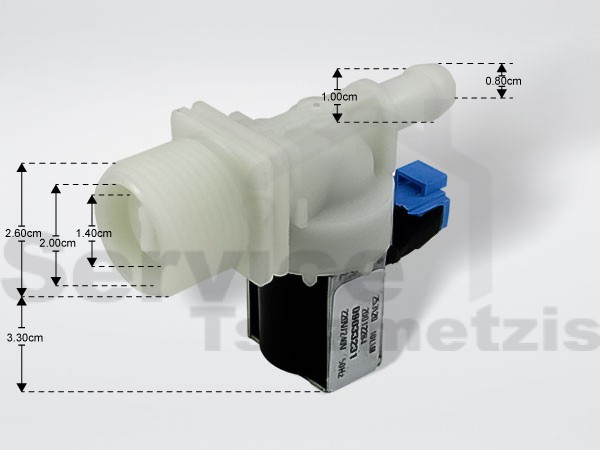 Gallery image 2 of ΒΑΛΒΙΔΑ ΠΛΥΝΤΗΡΙΟΥ ΡΟΥΧΩΝ  MIELE Ι ΕΥΘΕΙΑ 09033231