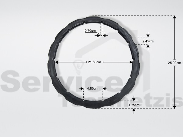 Gallery image 2 of ΛΑΣΤΙΧΟ ΧΥΤΡΑΣ SEB TEFAL CLIPCO 4,5-6L ΣΕ ΜΠΛΙΣΤΕΡ