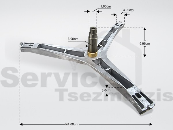 Gallery image 1 of ΑΞΟΝΑΣ ΤΥΜΠΑΝΟΥ ΠΛΥΝΤΗΡΙΟΥ ΡΟΥΧΩΝ SAMSUNG DC97-17235A
